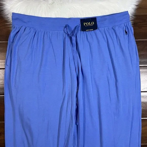 Polo Ralph Lauren Men's Size 4X Blue Lightweight Lounge Sleep Jogger Pants - Picture 2 of 10